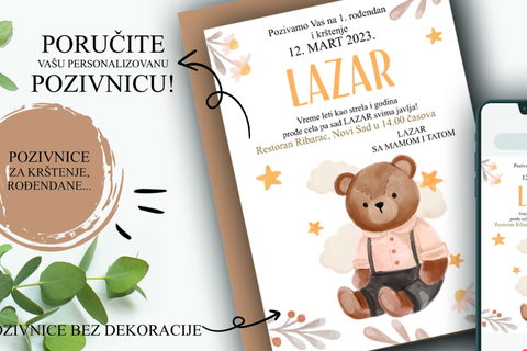 Agencija StvarNaDar — izrada pozivnica Novi Sad