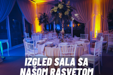 Rasveta za svadbe — rasveta Novi Sad