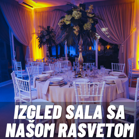 Rasveta za svadbe — rasveta i efekti za svadbu, Novi Sad