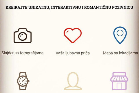 Sajt za venčanje — izrada pozivnica Obrenovac