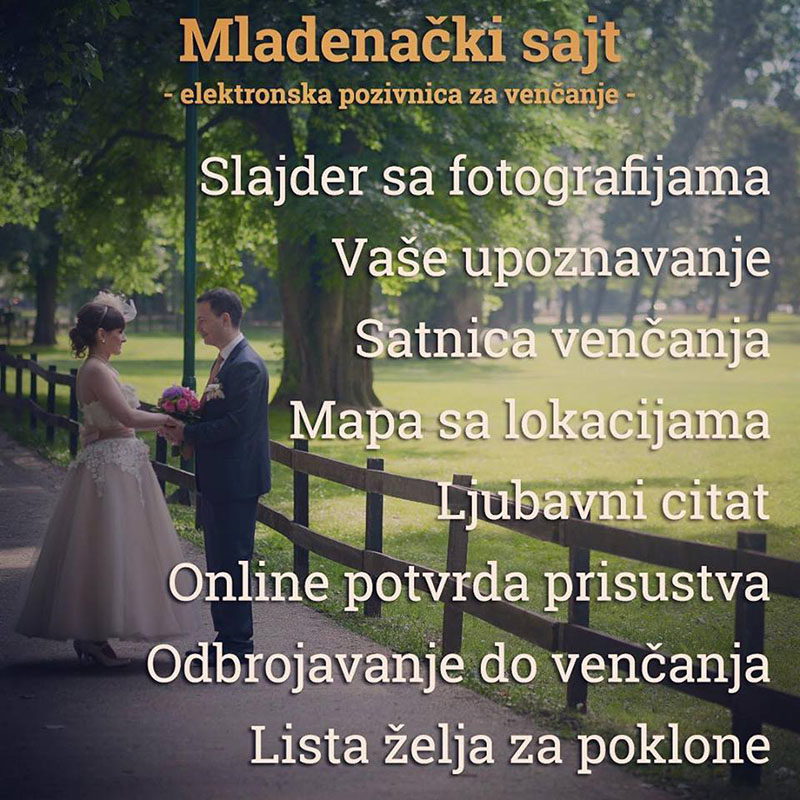 Sajt za venčanje